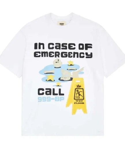 Call 999-8P Emergency Broken Planet T-Shirt