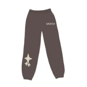 Brown Broken Planet Sweatpants