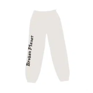 White Broken Planet Sweatpants