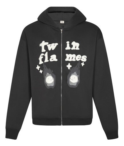 New Broken Planet Twin Flames Black Hoodie